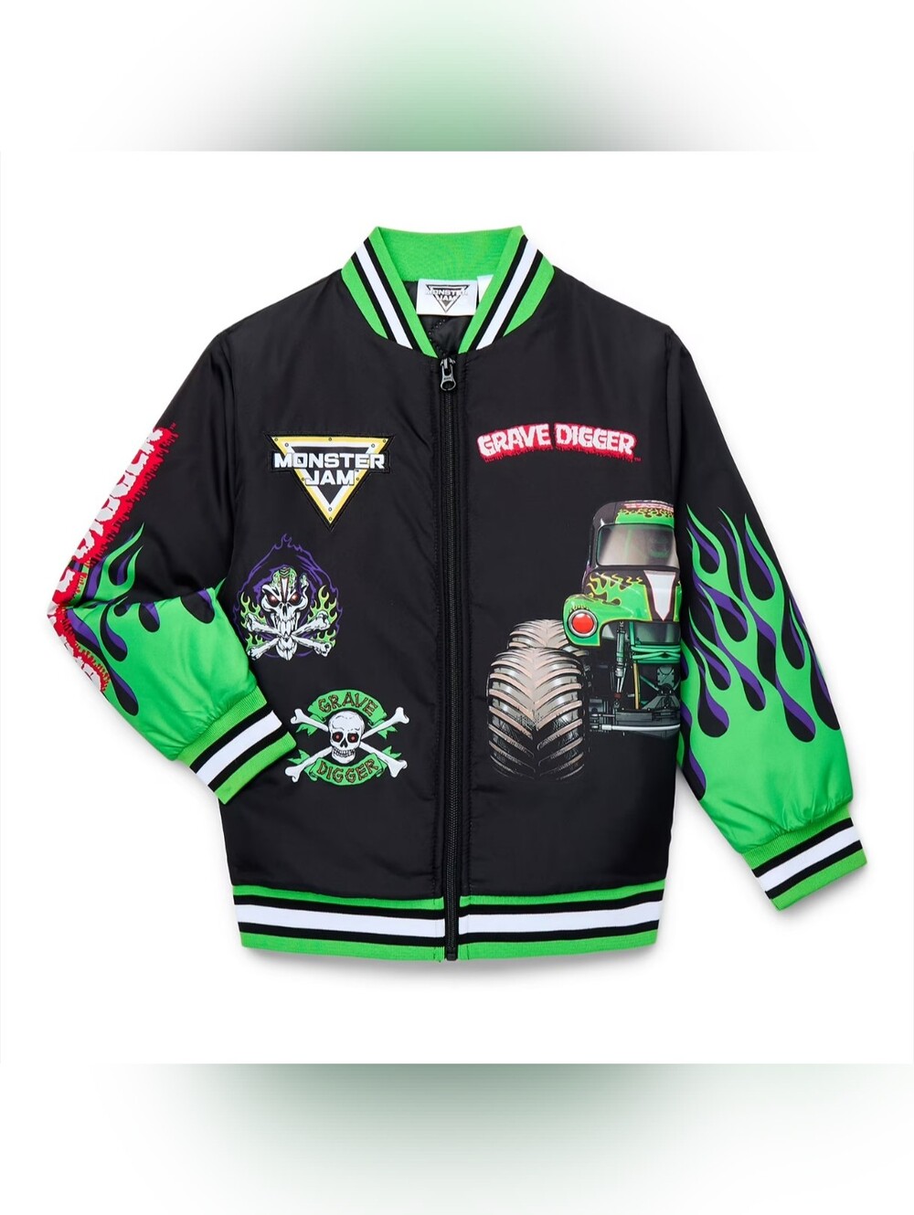 Grave Digger Monster Jam Monster Truck Jacket